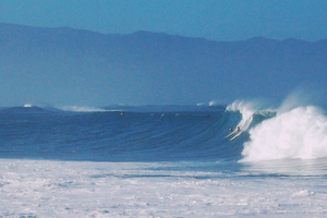 Just about as basic as it gets. Surfing Waimea.